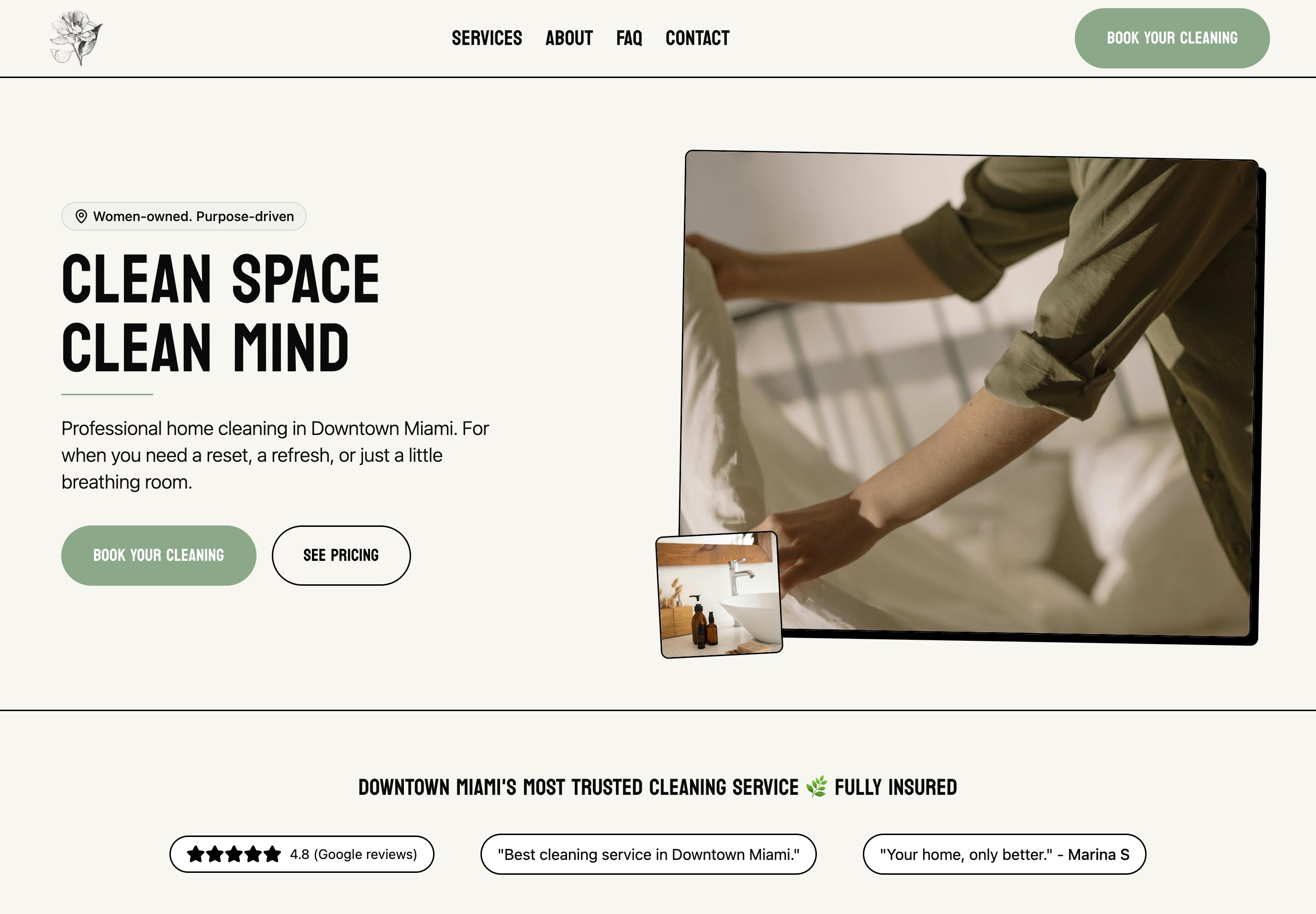 The Clean Collective Website